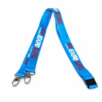 Lanières personnalisées en sublimation en gros, sans MOQ, livraison rapide, porte-badge personnalisé, sangles de cou