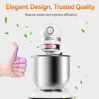 Robot pâtissier professionnel 7L, mélangeur planétaire pour fouetter la crème, pétrir la pâte, équipement de cuisine pour boulangerie