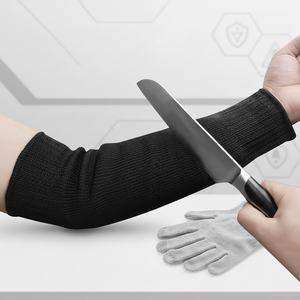 Guantes de Fibra de Vidrio Negros de Doble Capa, Protección Segura, Personalizables, Venta al Por Mayor Directa de Fábrica, Mangas Largas Resistentes a Cortes - Product Image 1