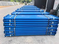 Échafaudage en acier galvanisé réglable industriel, étais Acrow pour la construction, étais Acro, étais de coffrage, étais d'étaiement, échafaudage