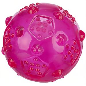 Pelota de Goma Termoplástica Rosa de 7 cm, Juguete Interactivo para Mascotas - Product Image 2