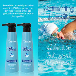 Champú y acondicionador de eliminación de cloro de etiqueta privada personalizada, kit de cuidado del cabello de natación con restauración de brillo <span class=keywords><strong>para</strong></span> nadadores - Product Image 3