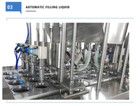 Ligne de production de modèles CH-FB4 Machine de remplissage automatique pour gelée/pudding