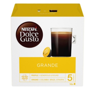 Nescafé Dolce Gusto Grande Mild Morning Blend, 16 Capsule Monodose da 170g per Macchine Nescafé Dolce Gusto con Erogazione Manuale - Product Image 1