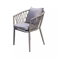 Chaise de table à manger de loisirs en plein air pour meubles de maison, restaurants de plage et jardins