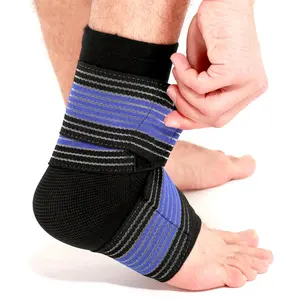 Компрессионная повязка для ног, регулируемая повязка для поддержки голеностопа для подошвенного фасциита