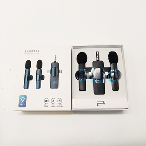 Micrófono Lavalier inalámbrico 3 en 1, micrófonos de solapa de transmisión K15 para transmisión en vivo, micrófono de teléfono para juegos, reducción de ruido inalámbrico - Product Image 6
