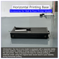 Impresora de inyección de tinta semiautomática 2 en 1 HD UV 2026 LC para pared y suelo, impresora de tarjetas con tubo DX7 para uso en murales