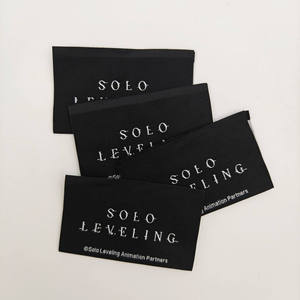 Custom Woven Damask Neck Size Label <b>Tags</b> for Clothing Washable Labels Shoes <b>Tags</b> - Product Image 5