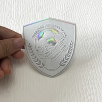 Écussons personnalisés pour le football, étiquettes de vêtements en TPU, logo 3D en relief, thermocollants, couleur personnalisée, néon, marque