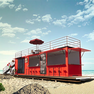 Contenedor Marítimo Remodelado de 40 pies con Ventana Abatible, Ventanas de Aleación de Aluminio, Color Personalizado, para Escuela, Sala de Estar, Cocina, Bar de Playa - Product Image 2