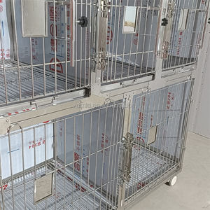 XinDa Cages vétérinaires durables en acier inoxydable 304 réutilisables pour chiens, chats et lapins - Modèle APC-5 pour cliniques vétérinaires - Product Image 4