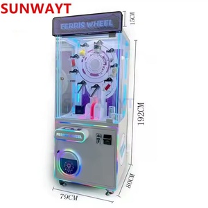 Nouvelle machine de jeu Arcade Crane Dolls Catcher Toy Ferris Wheel with Coin Acceptor Gift Machine - Product Image 3