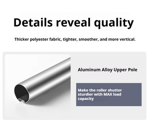 Persianas Enrollables <span class=keywords><strong>de</strong></span> Bambú Motorizadas Inteligentes <span class=keywords><strong>de</strong></span> Doble Capa, Opacas, Eléctricas, con Wifi, Zigbee, Tuya, para Oficina, Hogar, Interior - Product Image 5