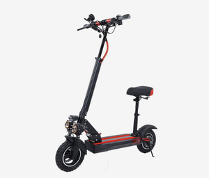 Patinete Plegable para Adultos de 10 Pulgadas, Marco de Aluminio, Rojo, Plataformas Antideslizantes, Batería de Larga Duración, 500W/800W, 150kg, Hidráulico, S7-1H, Aluminio - Product Image 6