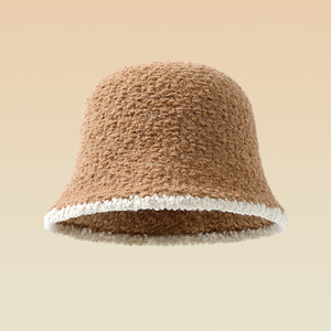 Moda mujer sombrero de cubo térmico al aire libre niñas cálido sombrero de invierno - Product Image 2