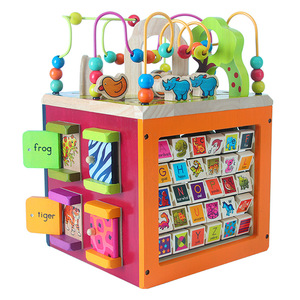 Khám Phá Trang Trại Động Vật Hoạt Động Centy Cube Mê Cung Đồ Chơi Trẻ Em Bằng Gỗ Hoạt Động Cube Giáo Dục Đồ Chơi Mầm Non Học Tập Đồ Chơi Bé Trẻ Em - Product Image 1