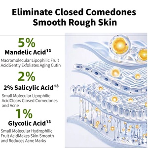 סרום פנים פרטי של MRUIS עם חומצה סליצילית וחומצה מנדלית - לטיפול באקנה, להפחתת כתמים כהים, להבהרה והלבנה - Product Image 4