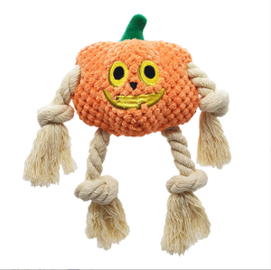 Pull mordente resistente compagno cigolante renna pupazzo di neve <span class=keywords><strong>Bat</strong></span> Santa zucca natale Halloween corda cane giocattolo - Product Image 2