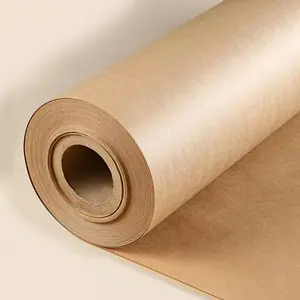 Grosir Pabrik Kertas Kraft hadiah kertas bungkus gulungan kertas Kraft coklat