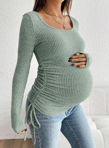 <span class=keywords><strong>Pull</strong></span> en tricot de maternité King Mcgreen Star pour <span class=keywords><strong>femme</strong></span> <span class=keywords><strong>enceinte</strong></span>, sous-vêtement décontracté à col rond et manches longues - Product Image 6