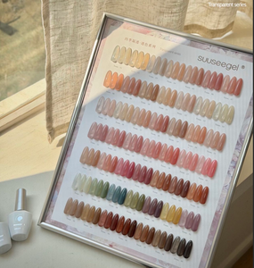 Nouveauté - Ensemble de vernis à ongles en gel de couleur translucide 15 ml - Fournitures pour ongles avec logo personnalisé - Kit de vernis à ongles en gel UV avec présentoir de luxe - Product Image 2