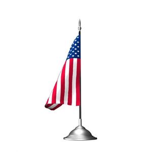 Support de drapeau de table robuste avec base fiable, parfait pour la décoration de bureau et d'entreprise - Product Image 2