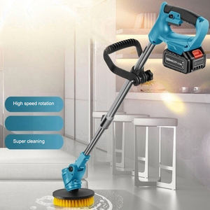 Brosse de nettoyage rétractable à moteur brossé 68V 1000W pour usage domestique, pour le balayage et le polissage des salles de bain et des cours - Product Image 5
