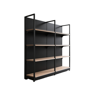 Zware Houten Metalen Planken Voor Detailhandel En Commerciële Supermarkt, Inclusief Gondel - Product Image 2