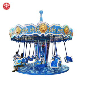 Sillas Voladoras Giratorias de Alta Calidad para Parques de Diversiones Familiares, para Adultos y Niños, con 12 Asientos, para Hacer Bicicleta sobre Hielo y Nieve, en Venta - Product Image 1