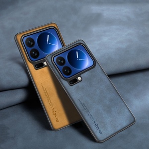 Casing Pria Bisnis Mewah untuk Xiaomi 17 Pro Max / 17 Pro / 17 Kulit Domba Penutup Belakang Tahan Benturan Lensa Lengkap - Product Image 6
