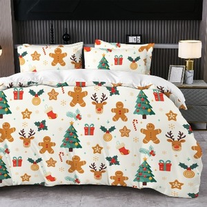 Parure <span class=keywords><strong>de</strong></span> <span class=keywords><strong>lit</strong></span> populaire en polyester 100 % à motif végétal moderne, 200 fils/cm², vente directe d'usine, toutes saisons - Product Image 6