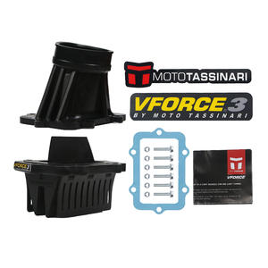 Admission en Fibre <span class=keywords><strong>de</strong></span> Carbone VForce3 V3127R-873A-2 pour <span class=keywords><strong>Motoneige</strong></span> 600 E-TEC HO SDI avec Adaptateur en Caoutchouc et Clapet - Product Image 1