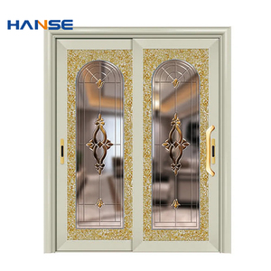 HS-8005 Prix de la <span class=keywords><strong>porte</strong></span> en aluminium à double conception ignifuge - Product Image 1