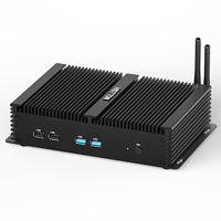 PC Industrial Integrado Sin Ventilador Intel Core I5-8250U K4 DDR4 2400MHz 64GB RAM MSATA+SATA 6xCOM 2xLAN Ranura WiFi/4G para Automatización