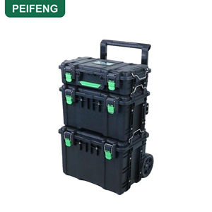 PEIFENG Juego de Herramientas Eléctricas Profesional, Duradero e Impermeable, Carro de Mano, Almacenamiento Exterior, Gestión Ligera de Plástico - Product Image 2