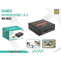 Sunaing Sanda Plastic Splitter 1 ke 2 UHD 4K 3D Dukungan untuk Home Theater dan Gaming Buatan China