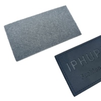 Patchs en cuir carrés personnalisés avec logo de marque, estampés à chaud, gaufrés 3D, découpés au laser, lavables, pour vêtements, sacs, chapeaux, en rouleau, taille personnalisée