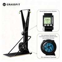 Machine à ski en acier de haute qualité pour la remise en forme en salle de sport avec 10 niveaux de résistance, machine à ski professionnelle pour gymnase