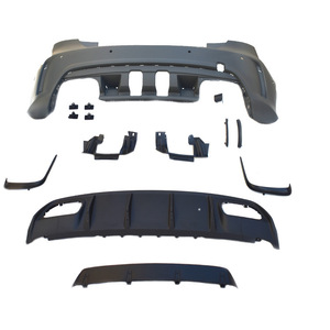 Kit de Carrocería para Mercedes-Benz Clase A W176 2013-2018, Ensamblaje de Parachoques Delantero y Trasero, Faldones Laterales, Rejilla GT, Material ABS - Product Image 1