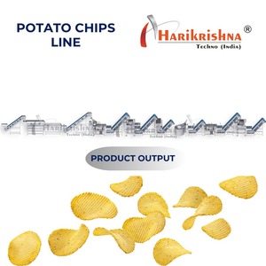 Automatic Potato Chips Production Machine 60kW Electric Heating 1 Year Warranty - Product Image 1