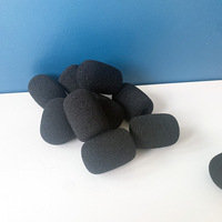 Cache-micro en mousse souple pour casque téléphonique jetable, moulé par injection en PU, pour usage extérieur, marque HLLFOAM, directement de l'usine