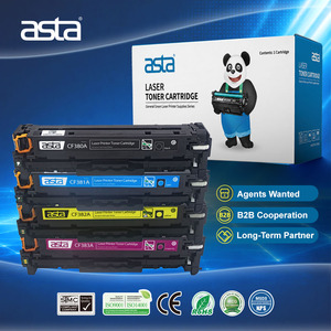 ASTA CF380A CF380X CF381A CF382A <span class=keywords><strong>CF383A</strong></span> 312A 312X con Chip de tóner de Color Compatible con cartucho de impresora HP - Product Image 1