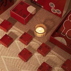 Set de Regalo Romántico con Vela y Poema Oculto, Regalo de Lujo para el Día de San Valentín para Parejas, Diseño Elegante sin Aroma para Interiores - Product Image 2