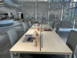 Cloison de bureau insonorisée, écran mobile pliable pour bureaux en open space, espaces extérieurs, écoles, salles à manger - Product Image 4