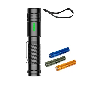 Sicherheit taktische super kleine wasser betriebene starke handliche Licht USB-Taschenlampe