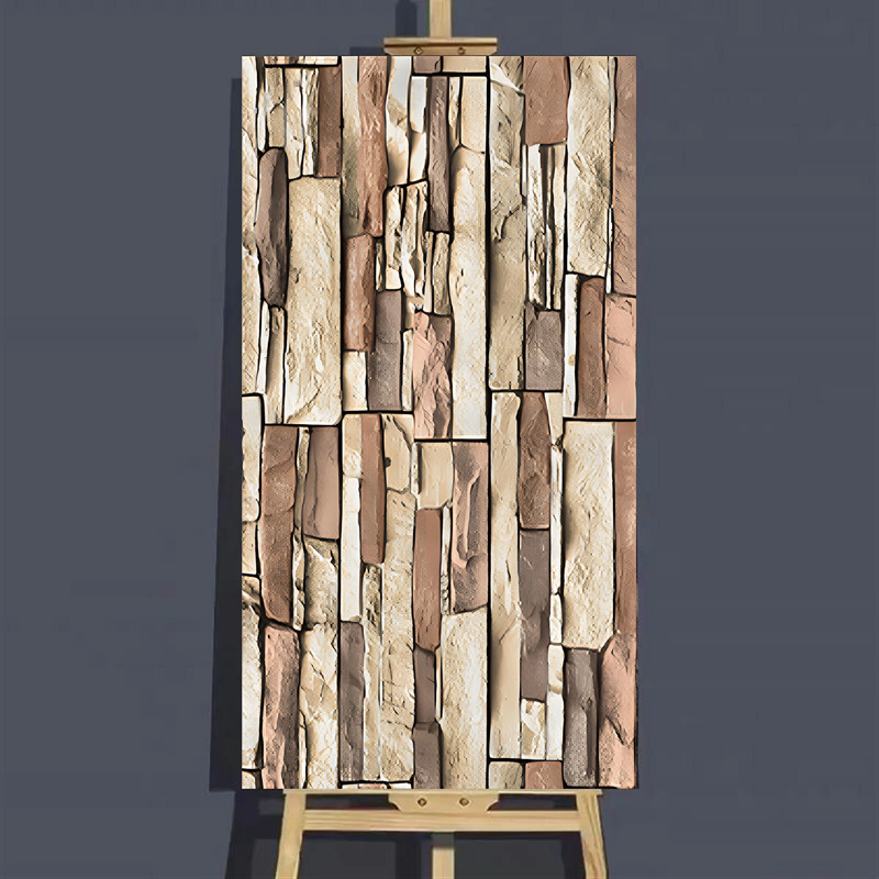 Raw stone texture dx-018 - 30cm * 60cm * 2.5mm 1 piece