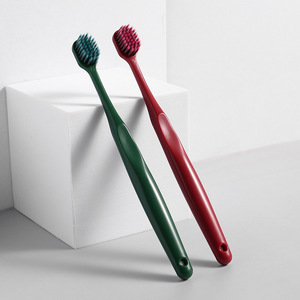 Adult Korean Style Wide Head Soft Bristle Toothbrush Macaron Color Household Use Daily Necessity - Product Image 2