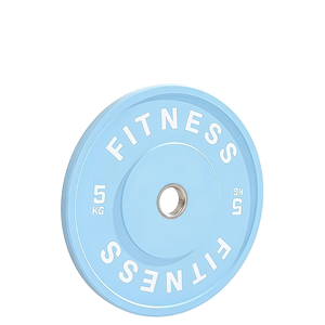 Plaques de poids en caoutchouc couleur macaron professionnelles de haute qualité avec logo personnalisé pour la gym et la maison - Product Image 2
