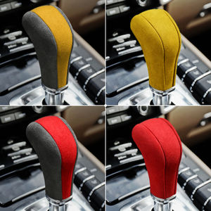 Alcantara Wrap pomello del cambio in pelle per auto copertura in ABS Trim decalcomanie adesivi per <span class=keywords><strong>Porsche</strong></span> Cayenne 2011-2017 <span class=keywords><strong>accessori</strong></span> interni auto - Product Image 2